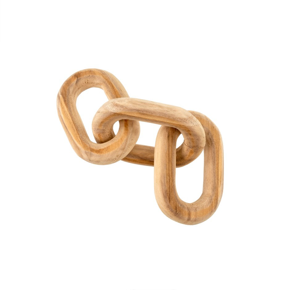 WOODEN CHAIN LINKS (NATURAL)
