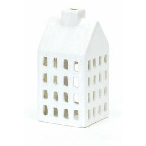 CERAMIC HOUSE CANDLE HOLDER