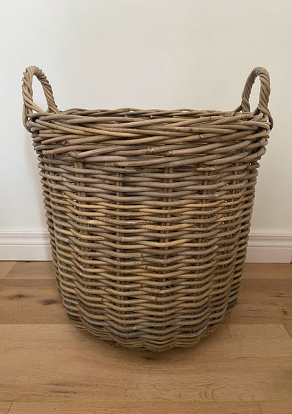 RATTAN STORAGE BASKET