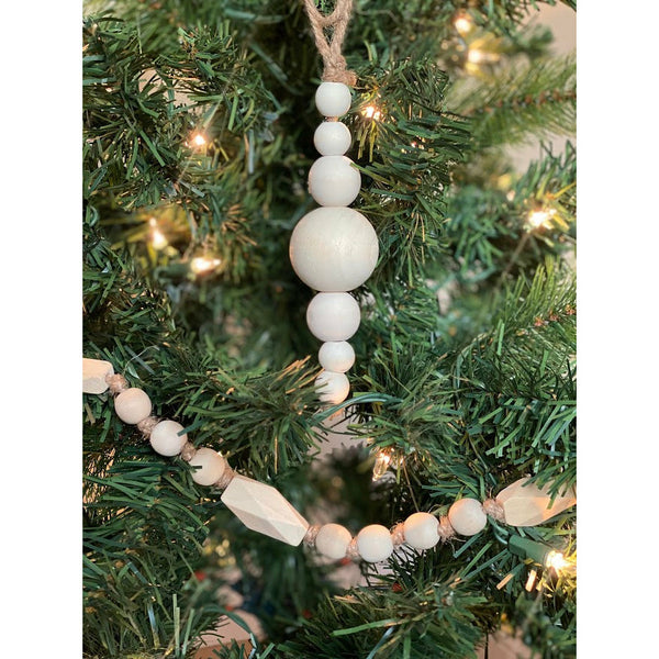 WOODEN BEAD ORNAMENT