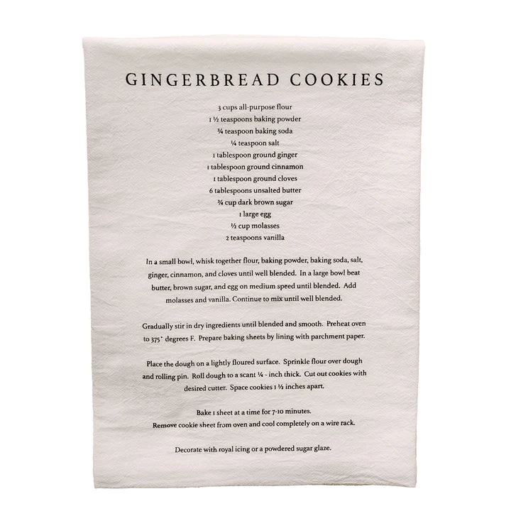 GINGERBREAD COOKIE TEA TOWEL