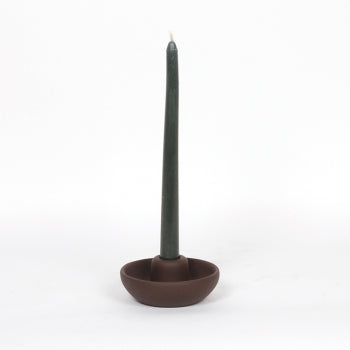 TAPER CANDLE HOLDER (BROWN)